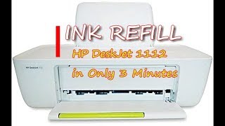 INK REFILL HP DESKJET 1112 [upl. by Alekat]