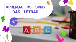 Aprenda a fazer os sons das letras aprenda o alfabeto em português [upl. by Hyacinthia]