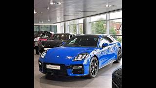 Panamera 4 EHybrid finished in striking Lugano Blue 🌊 porsche porschewestlondon porschepanamera [upl. by Ahterod]