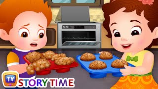 ChaCha learns to make cupcakes  ChuChu TV Storytime Good Habits Bedtime Stories for Kids [upl. by Comfort]