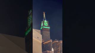 Mecca Azan  Clock Tower foryou quran shorts ytshorts viral explore hajj mecca islam fyp [upl. by Alyks]