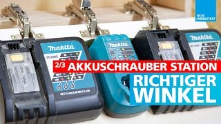 23 Akkuschrauber Halter selber bauen  alle Typen geeignet  Akkus Ladegeräte Akkutacker [upl. by Hercule316]