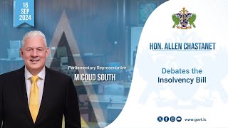 Hon Allen Chastanet Debates the Insolvency Bill [upl. by Wadsworth536]