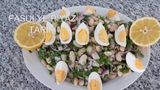 FASULYE PİYAZ TARİFİ SOĞUK MEZE SALAT [upl. by Meares259]