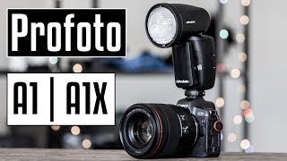 Profoto A1 and A1X  solution for mirrorless cameras  best compact studio light [upl. by Kevyn]