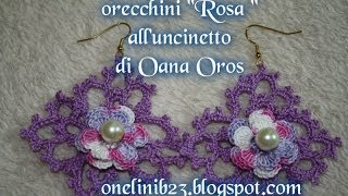 orecchini quotRosaquot alluncinetto [upl. by Alimrahs]