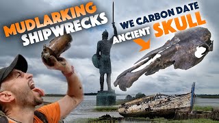 Mudlarking shipwrecks Ancient SKULL carbon dating RESULTS [upl. by Etti184]