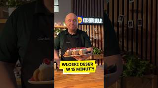 Włoski deser w 15 minut 🧁 kuchnialidla pawelmalecki maliny krem biszkopty deser [upl. by Einamrej]