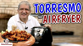 Como Fazer Torresmo na Airfryer  Tv Churrasco [upl. by Anaul]