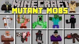 Minecraft MUTANT MOBS l BATTLE MUTANT MONSTERS IN ARENA l Modded MiniGame [upl. by Efthim]