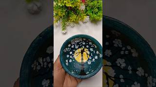 DIY Pot Painting 🎨 shorts youtubeshorts art [upl. by Yla113]