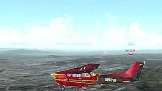 FS2004 Cessna 172 Stall Spin [upl. by Cadman]