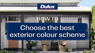 How to choose the best exterior colour scheme  Dulux [upl. by Francyne]