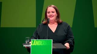 Ricarda Lang  Rede auf dem Länderrat in Bad Vilbel [upl. by Strade]