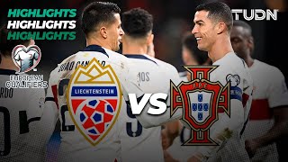 Liechtenstein 02 Portugal  HIGHLIGHTS  UEFA Qualifiers 2023  TUDN [upl. by Orecul]