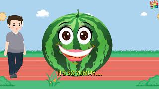 Watermelon Yum Yum Yum  Fruit Song for Kids  Rhymes for Babies  Watermelon Song Cartoon [upl. by Ardnekat935]