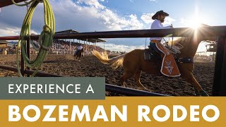 Experience a Bozeman rodeo 🐎 [upl. by Queston]