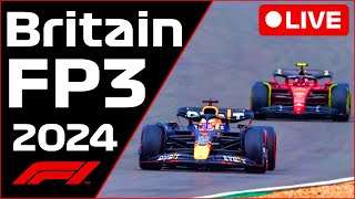 🔴F1 LIVE  British GP FP3  Commentary  Live Timing [upl. by Pollie]