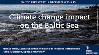 Baltic Breakfast Climate change impact on the Baltic Sea [upl. by Annayar]