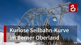 Die KurvenSeilbahn Rellerli in Schönried  Gstaad Rellerlibahn [upl. by Jahn]