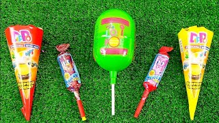 Satisfying ASMR video lollipop candy and chocolate yummy candy unboxing video [upl. by Lorita]