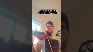 Violino Cover Vivaldi  Summer  Student 1 de 30 violin classic vivaldi music [upl. by Ened31]