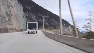 BC Highway 1 TransCanada Hwy Golden to Yoho Park Boundary [upl. by Akered]