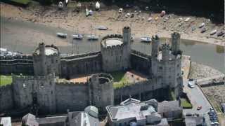 Caernarfon Castle Wales  Visit Britain  Unravel Travel TV [upl. by Rance]