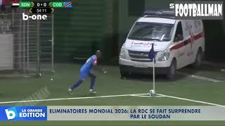 Sport  Éliminatoire mondial 2026  La RDC se fait surprendre par le Soudan [upl. by Citarella]