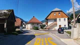 TRIGLAV scenic drive 🇸🇮 driving through beautiful villages  Slovenia [upl. by Plafker]