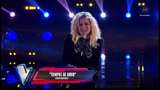 Erika Alcocer canta quot Tiempos de Amor quot  Semifinal  La Voz Mexico 2018 [upl. by Sauveur]