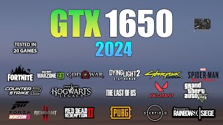 GTX 1650  Test in 20 Games in Late 2023  GTX 1650 Gaming Test [upl. by Sevart637]