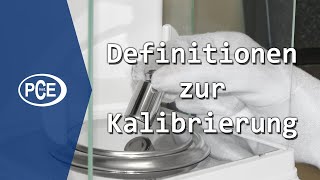 Was ist eine Kalibrierung bzw Kalibration  PCE Instruments [upl. by Patrice]