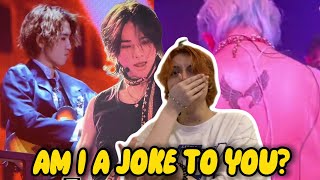 Stray Kids Solo Stages at Dome Tour Reaction  crying in broke istay [upl. by Asylem]