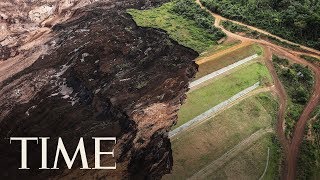 58 People Dead And Over 300 Missing After Brazilian Dam Collapse  TIME [upl. by Esertap]