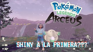 Leyendas Pokémon Arceus Chansey Shiny en un Mass Outbreak aleatorio sim buscarlo [upl. by Acissj]