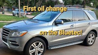 How to do a oil change on a ML350 Bluetec [upl. by Leboff]