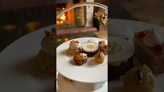 Afternoon Tea by the Fire at Carlton Hotel St Moritz  Alpine Experience travelshorts tea [upl. by Mena]