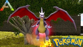 TAMING SHINY MEGA CHARIZARD Y KRAYMON amp POKEMON EVOLVED Ark Modded Gameplay [upl. by Ahsiki]