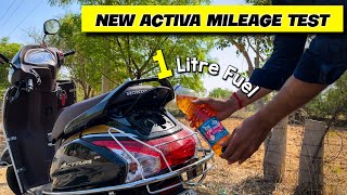 New Activa Mileage Test in 2024  1 Litre petrol ✅ Shocking result 😯  CAR Shiksha [upl. by Fulmer231]