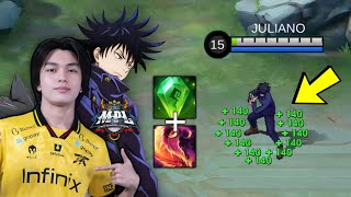 THANK YOU MPL KAIRI FOR THIS NEW JULIAN BUILD AND EMBLEM i hope i knew this before  MLBB [upl. by Elockin580]