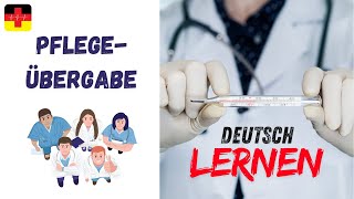 Pflegeübergabe mit Quiz Fieber erkennen und wichtige Vokabeln lernen I Deutsch in der Pflege [upl. by Secrest]