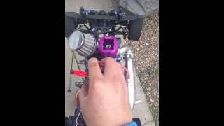 Kyosho VOne RR Novarossi Race S5 engine exhaust [upl. by Adnwahsat]