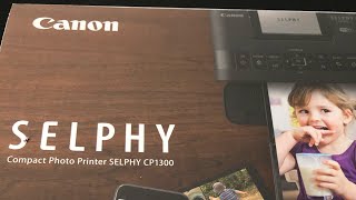 Canon Selphy CP1300 Setup [upl. by Phelan]