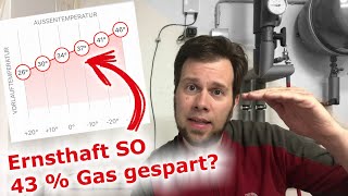 Heizkurve richtig einstellen Heizungskennlinie optimieren  Gas sparen  Einfaches Tutorial [upl. by Imogen]