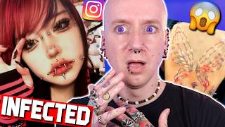 Extreme Piercing Play Going TOO FAR  Instagram DMs 59  Roly [upl. by Yentrac]