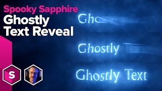 Ghostly Text Reveal with Boris FX Sapphire  Breakdown [upl. by Desma]