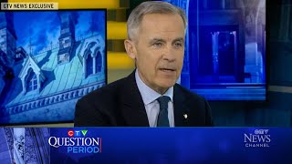 Mark Carney weighs in on Canadas economy Liberal leadership  CTVs Question Period [upl. by Yornek]