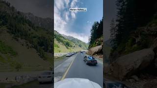 Naran valley paradise on earth Pakistan❤️🏔️ song love narankaghan beauty shorts car [upl. by Airakaz]