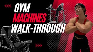 Basic Gym Machine Rundown gym machines for beginners [upl. by Irena]